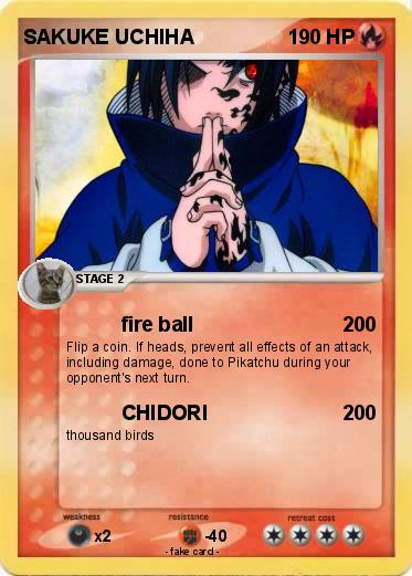 Pokemon SAKUKE UCHIHA