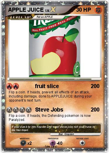 Pokemon APPLE JUICE