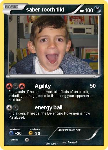 Pokemon saber tooth tiki