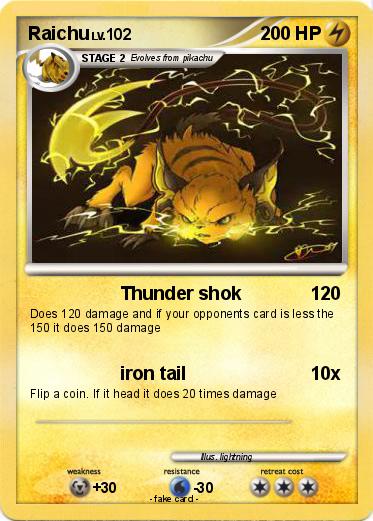Pokemon Raichu