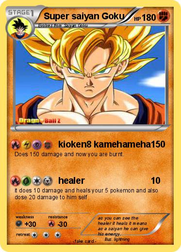 Pokemon Super saiyan Goku