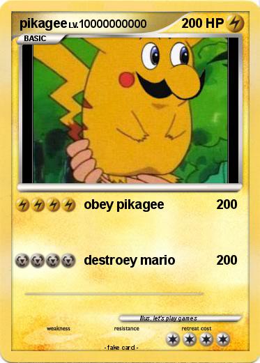 Pokemon pikagee