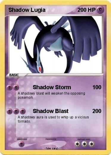 Pokemon Shadow Lugia