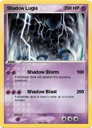 Pokemon Shadow Lugia