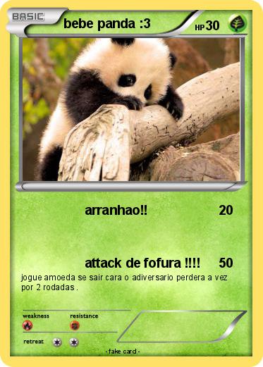 Pokemon bebe panda :3