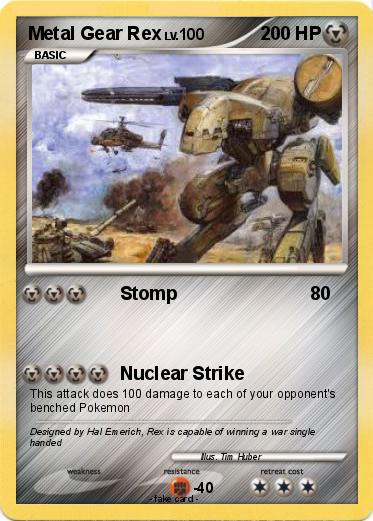 Pokemon Metal Gear Rex