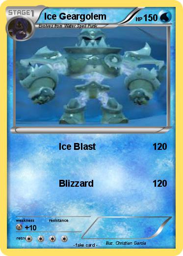 Pokemon Ice Geargolem
