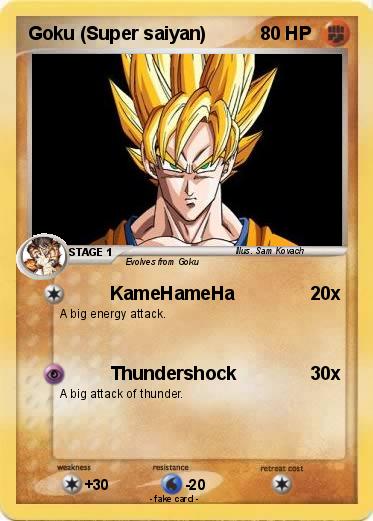 Pokemon Goku (Super saiyan)