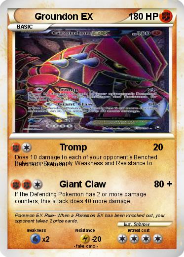 Pokemon Groundon EX