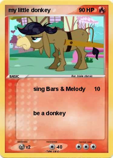 Pokemon my little donkey
