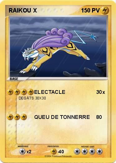 Pokemon RAIKOU X                                                              