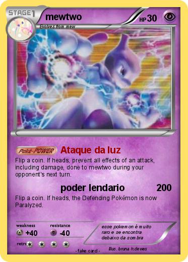 Pokemon mewtwo
