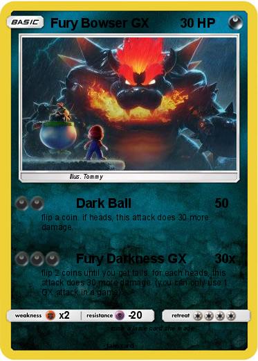 Pokemon Fury Bowser GX