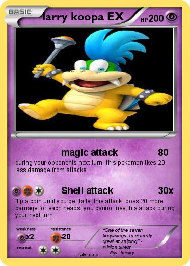 Pokemon larry koopa EX