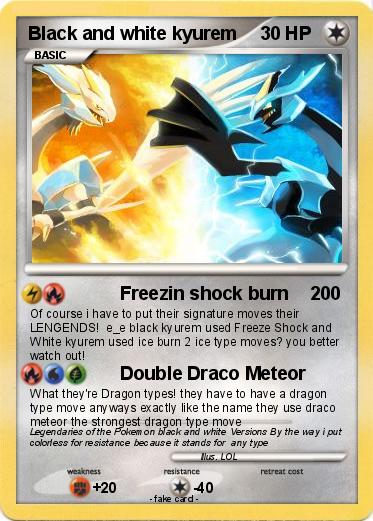 Pokemon Black and white kyurem