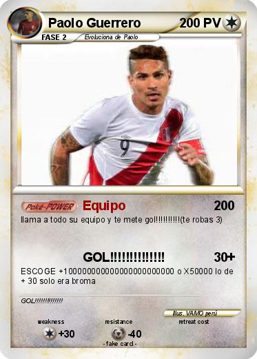Pokemon Paolo Guerrero