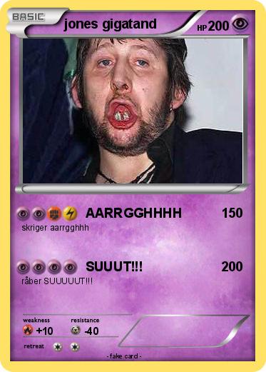 Pokemon jones gigatand