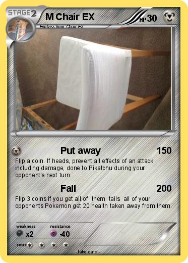 Pokemon M Chair EX