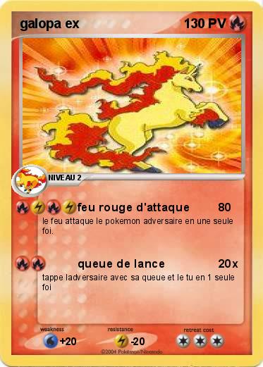 Pokemon galopa ex