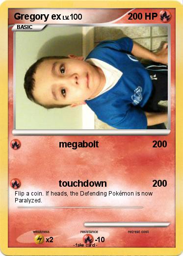 Pokemon Gregory ex