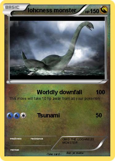 Pokemon lohcness monster
