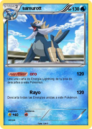 Pokemon samurott