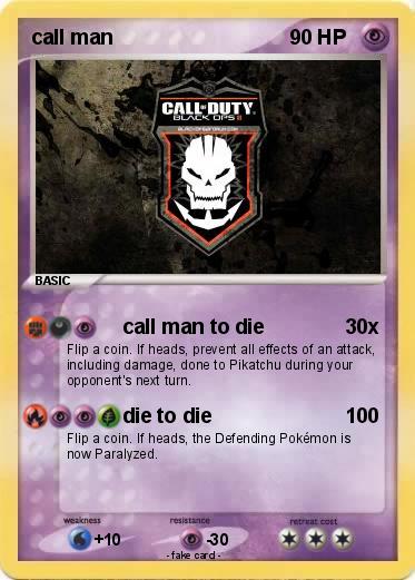Pokemon call man