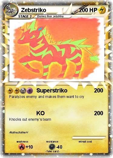 Pokemon Zebstriko