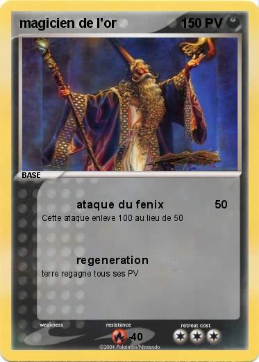 Pokemon magicien de l'or