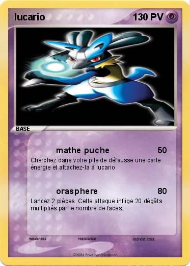 Pokemon lucario