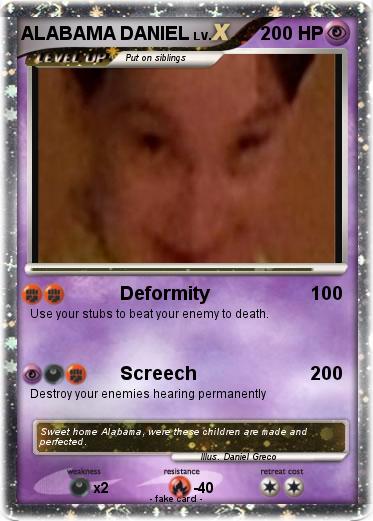 Pokemon ALABAMA DANIEL