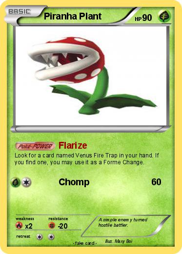 Pokemon Piranha Plant