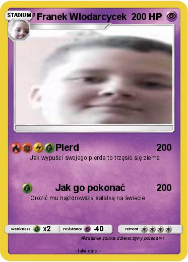 Pokemon Franek Włodarcycek