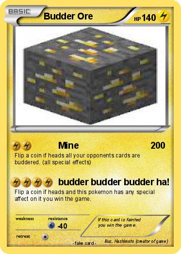 Pokemon Budder Ore