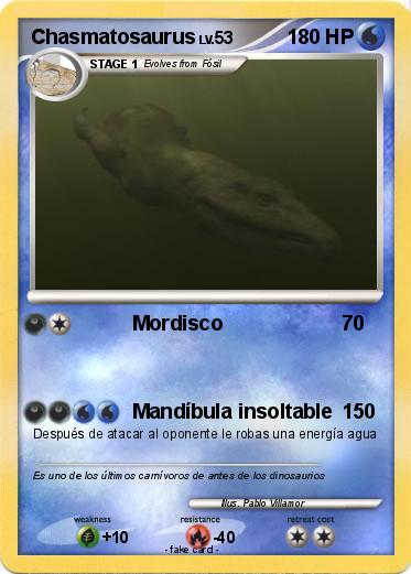 Pokemon Chasmatosaurus