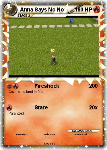 Pokemon Anna Says No No