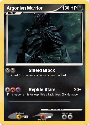 Pokemon Argonian Warrior