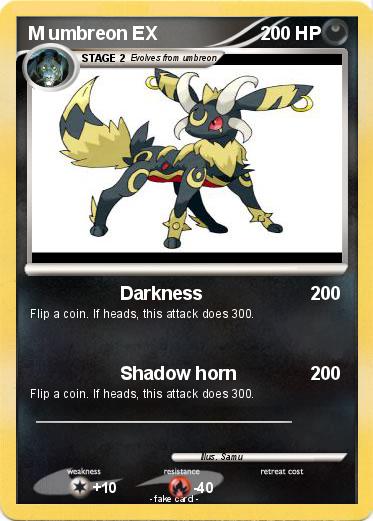 Pokemon M umbreon EX