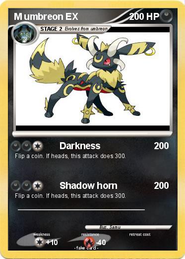 Pokemon M umbreon EX