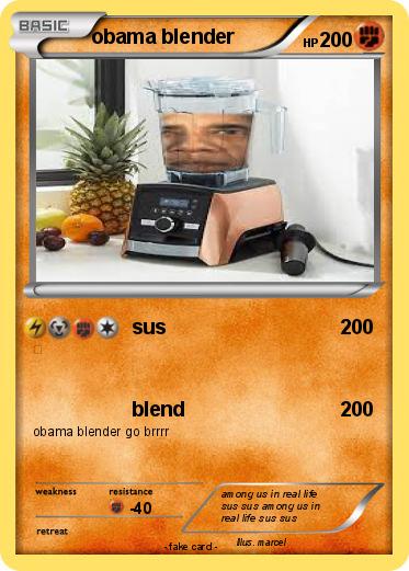 Pokemon obama blender