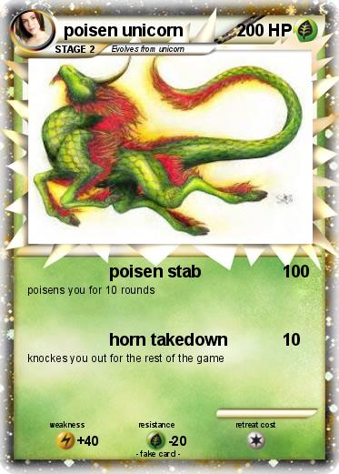 Pokemon poisen unicorn