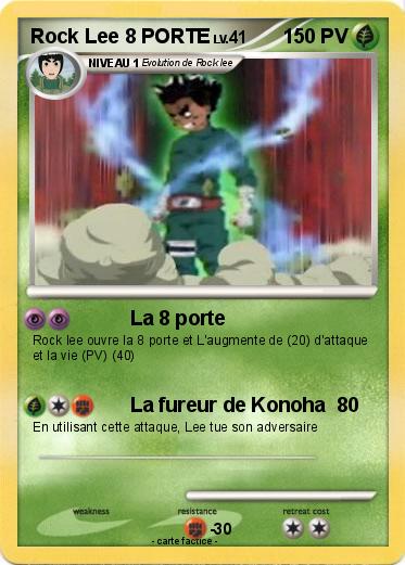 Pokemon Rock Lee 8 PORTE