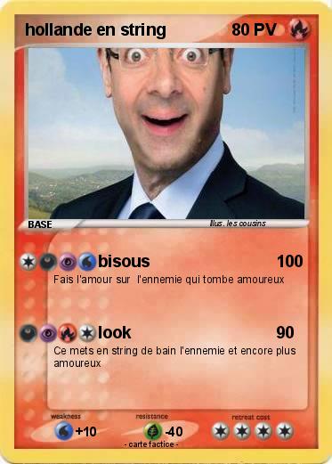 Pokemon hollande en string
