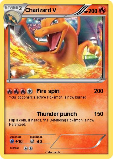 Pokemon Charizard V
