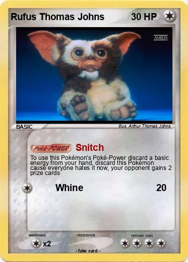 Pokemon Rufus Thomas Johns