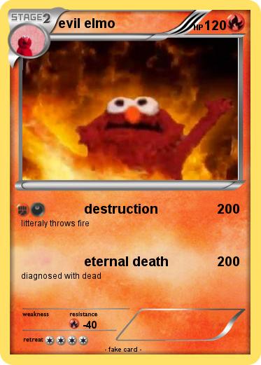 Pokemon evil elmo