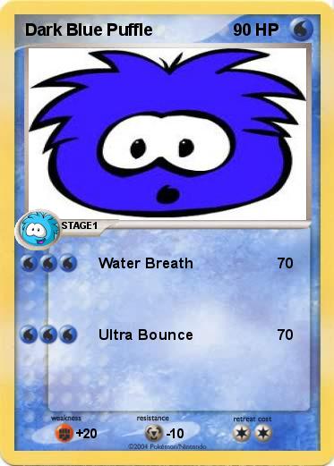Pokemon Dark Blue Puffle