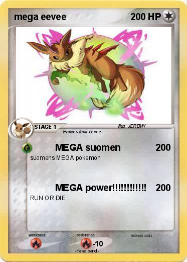 Pokemon mega eevee