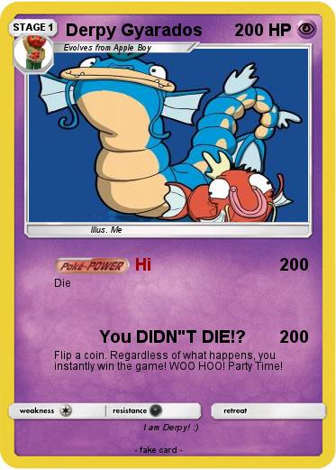 Pokemon Derpy Gyarados