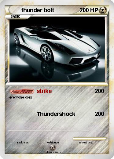 Pokemon thunder bolt